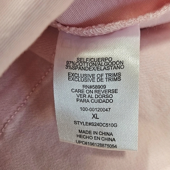 Copper Key Ruffle Capsleeve Tie Waist Dress Light Pastel Pink Big Girls XL - Picture 7 of 7